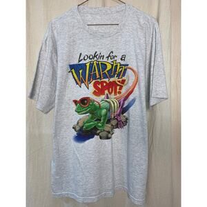 Vintage 1999 Jimmy Buffett Caribbean Soul Lizard Gecko Beach Graphic Shirt XL